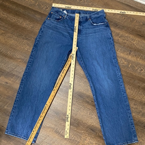 Levi’s Premium 501 90s straight leg mid rise button fly luxe denim from Revolve - Picture 11 of 13